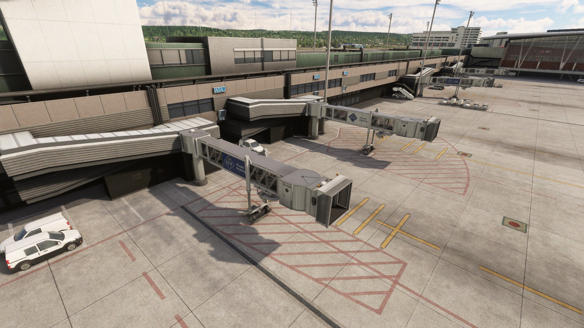 Jetways at Zürich