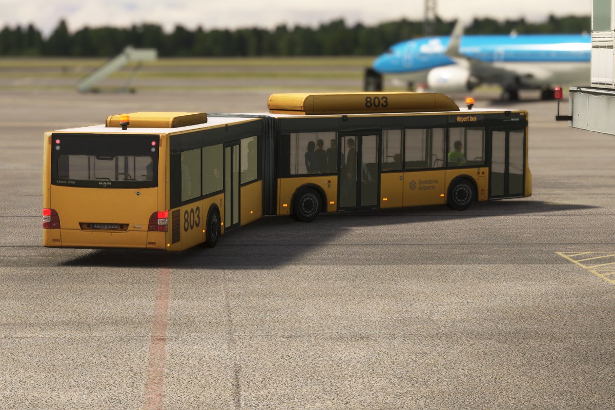 Articulated bus