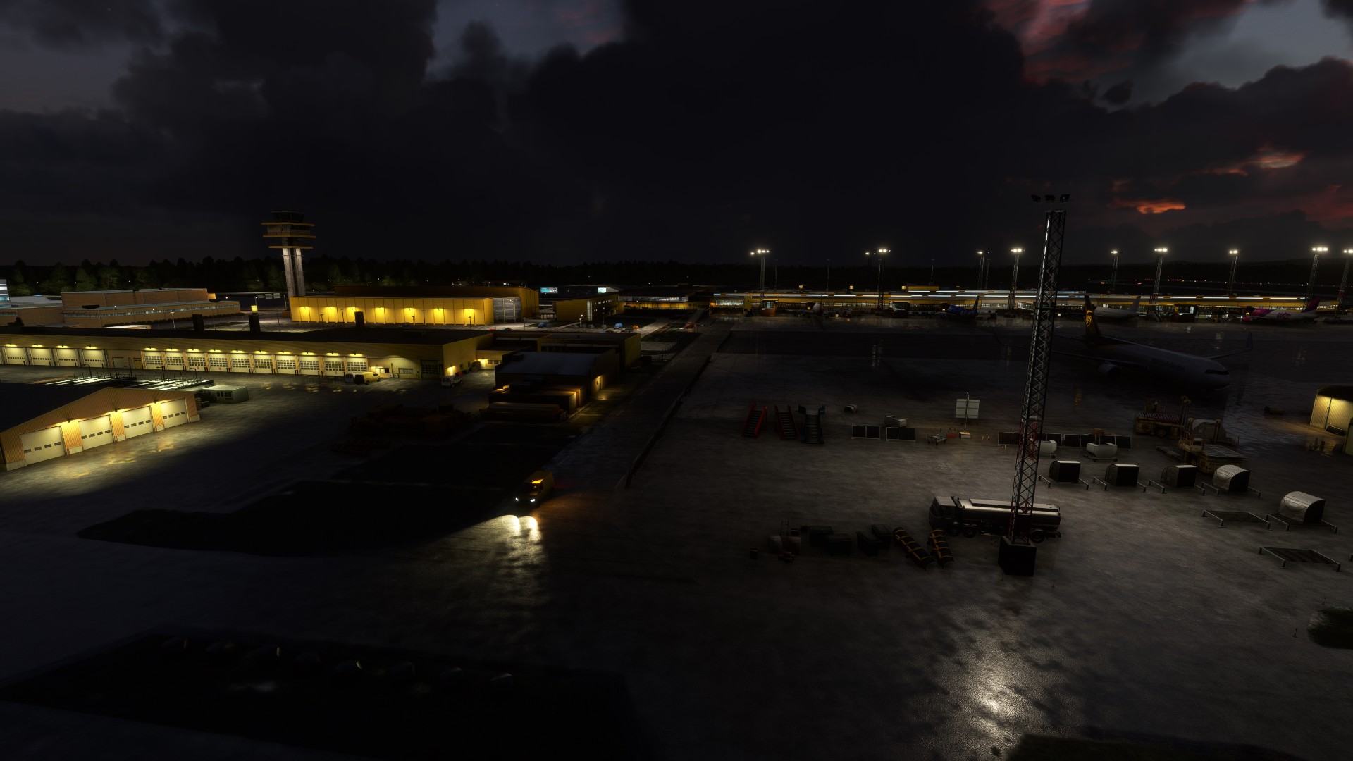 Humble beginnings. The first vehicles at Malmö.